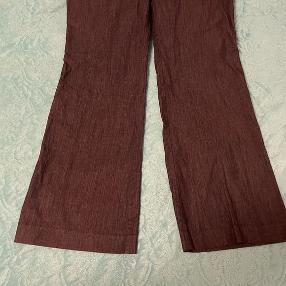 Ann Taylor Loft Women's Blue MARISA Trousers Size 6Petite 4 pocket low rise - Picture 6 of 11